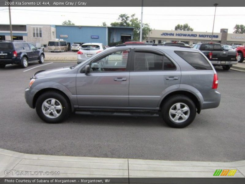 Alpine Gray / Gray 2008 Kia Sorento LX 4x4