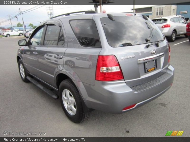Alpine Gray / Gray 2008 Kia Sorento LX 4x4