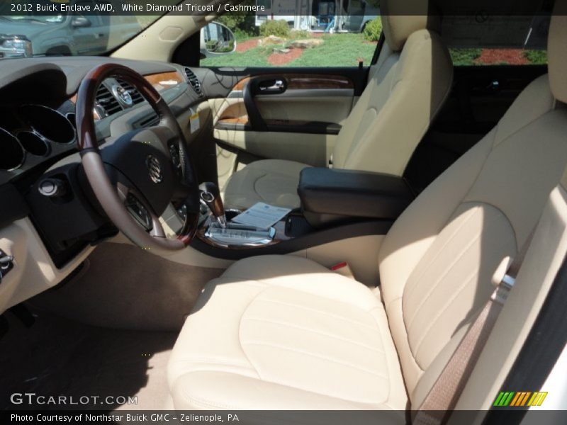 White Diamond Tricoat / Cashmere 2012 Buick Enclave AWD