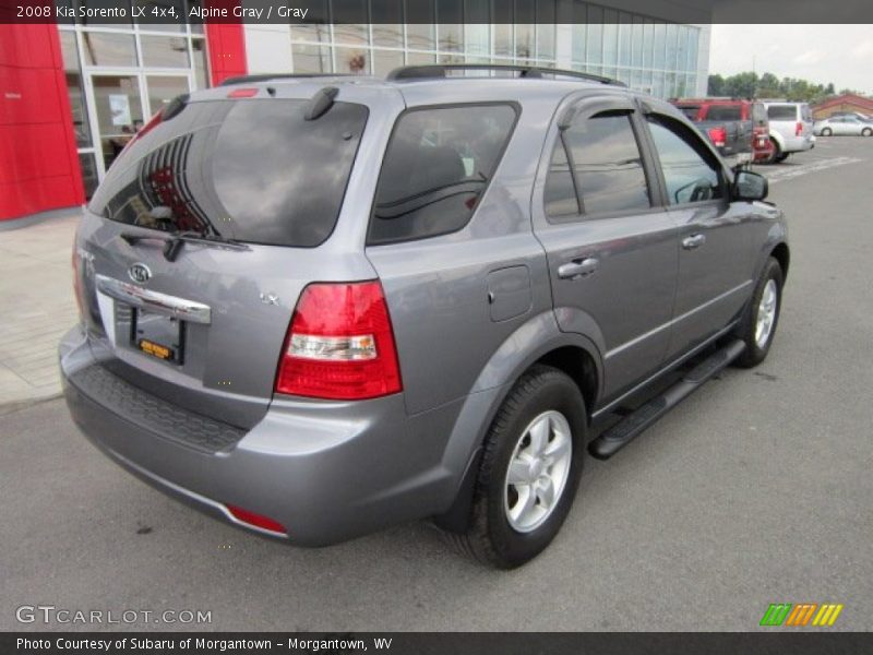 Alpine Gray / Gray 2008 Kia Sorento LX 4x4