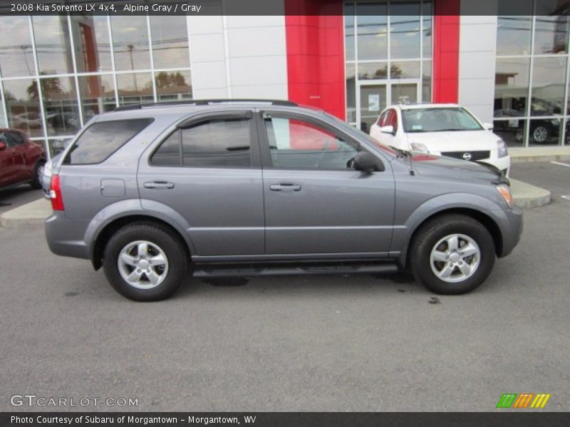 Alpine Gray / Gray 2008 Kia Sorento LX 4x4