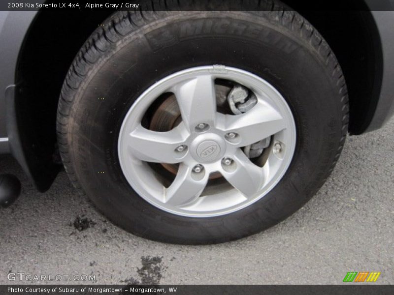 Alpine Gray / Gray 2008 Kia Sorento LX 4x4