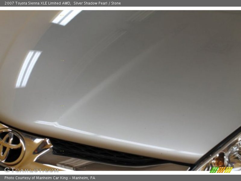 Silver Shadow Pearl / Stone 2007 Toyota Sienna XLE Limited AWD