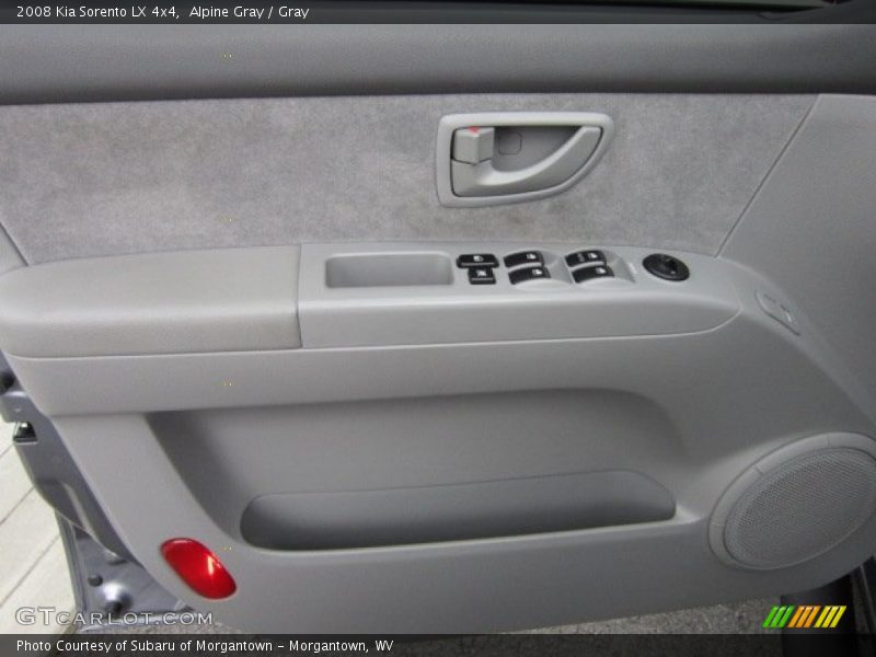 Alpine Gray / Gray 2008 Kia Sorento LX 4x4