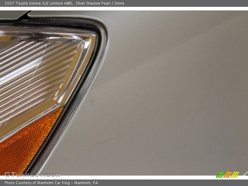 Silver Shadow Pearl / Stone 2007 Toyota Sienna XLE Limited AWD