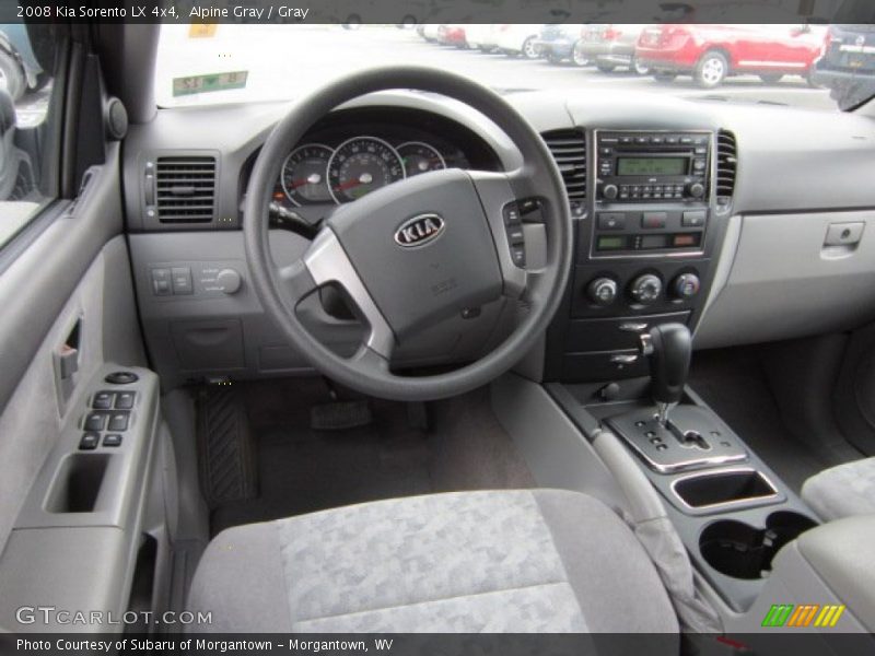 Alpine Gray / Gray 2008 Kia Sorento LX 4x4