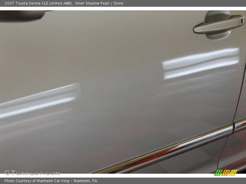 Silver Shadow Pearl / Stone 2007 Toyota Sienna XLE Limited AWD