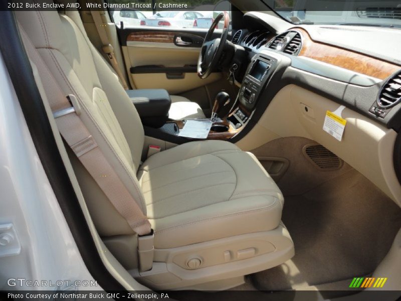 White Diamond Tricoat / Cashmere 2012 Buick Enclave AWD
