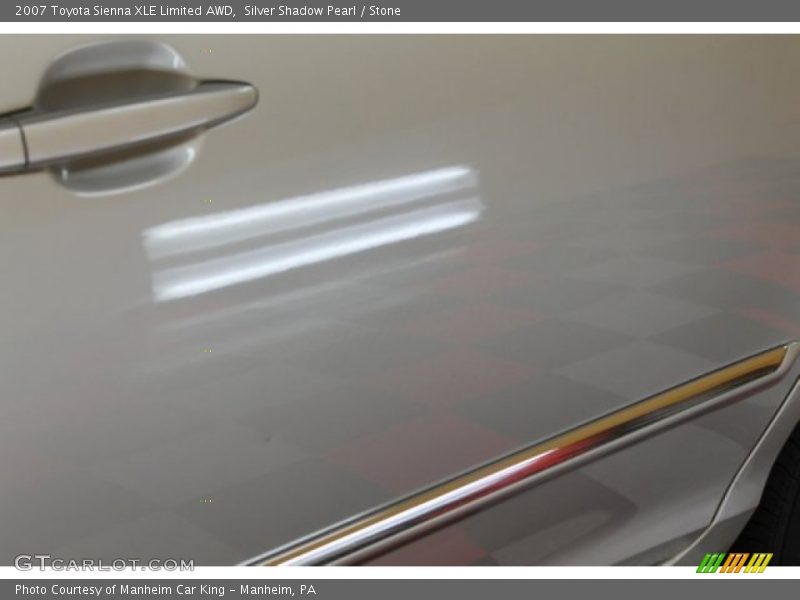 Silver Shadow Pearl / Stone 2007 Toyota Sienna XLE Limited AWD