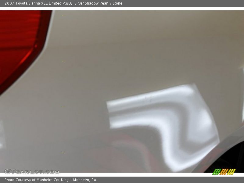 Silver Shadow Pearl / Stone 2007 Toyota Sienna XLE Limited AWD