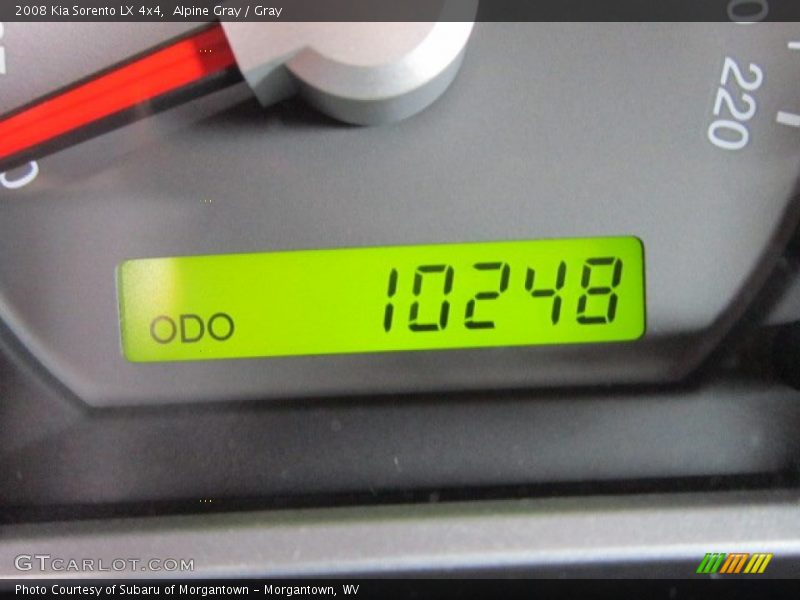 Alpine Gray / Gray 2008 Kia Sorento LX 4x4
