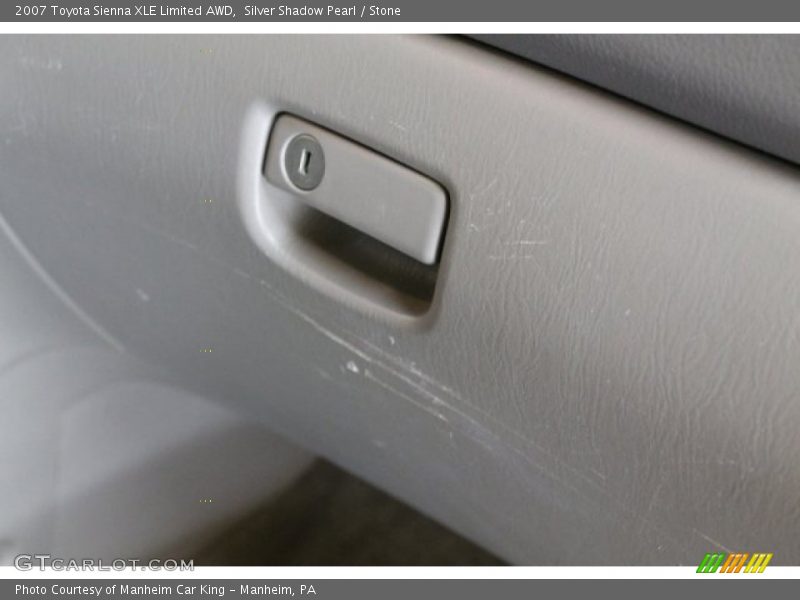 Silver Shadow Pearl / Stone 2007 Toyota Sienna XLE Limited AWD