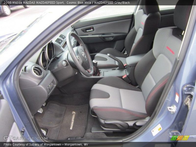  2008 MAZDA3 MAZDASPEED Sport MAZDASPEED Gray/Black Interior