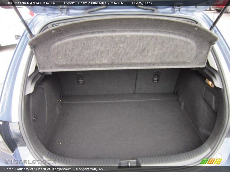 Cosmic Blue Mica / MAZDASPEED Gray/Black 2008 Mazda MAZDA3 MAZDASPEED Sport