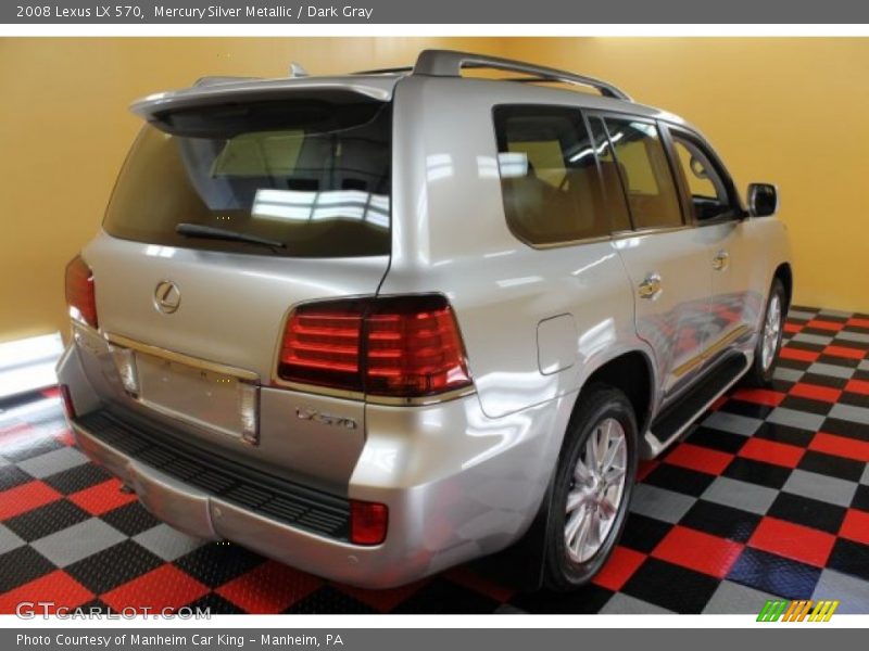 Mercury Silver Metallic / Dark Gray 2008 Lexus LX 570