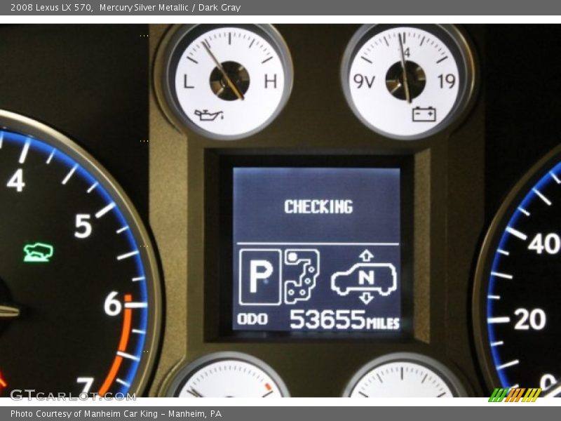 Mercury Silver Metallic / Dark Gray 2008 Lexus LX 570