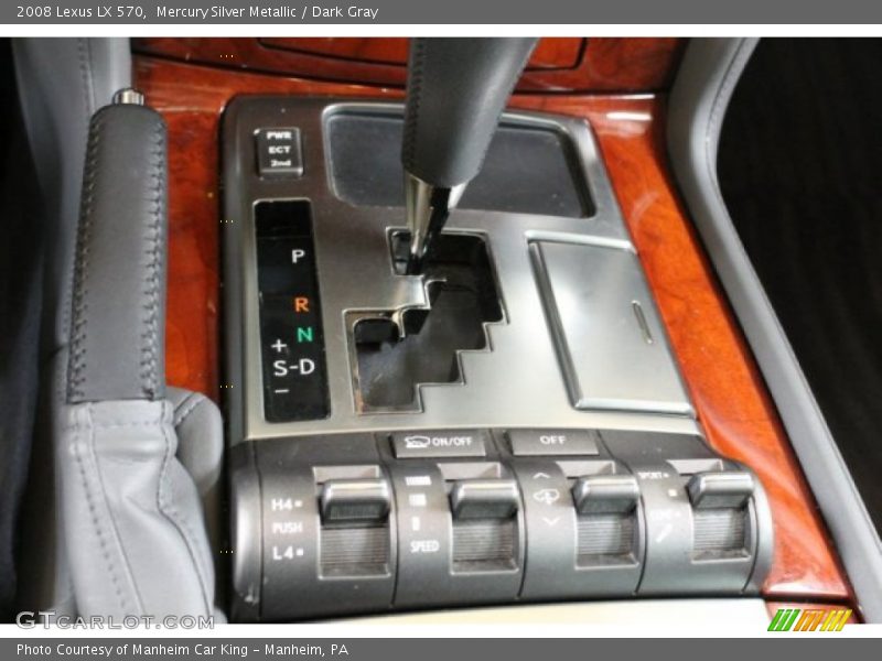 Mercury Silver Metallic / Dark Gray 2008 Lexus LX 570