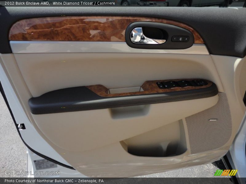 White Diamond Tricoat / Cashmere 2012 Buick Enclave AWD