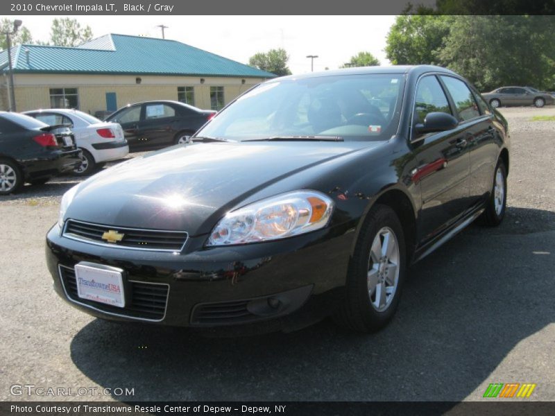 Black / Gray 2010 Chevrolet Impala LT