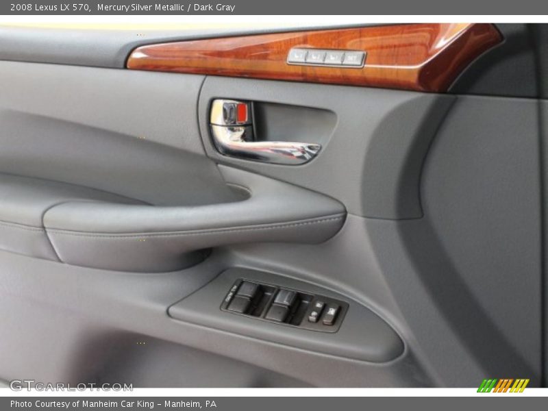Mercury Silver Metallic / Dark Gray 2008 Lexus LX 570