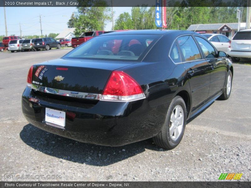 Black / Gray 2010 Chevrolet Impala LT