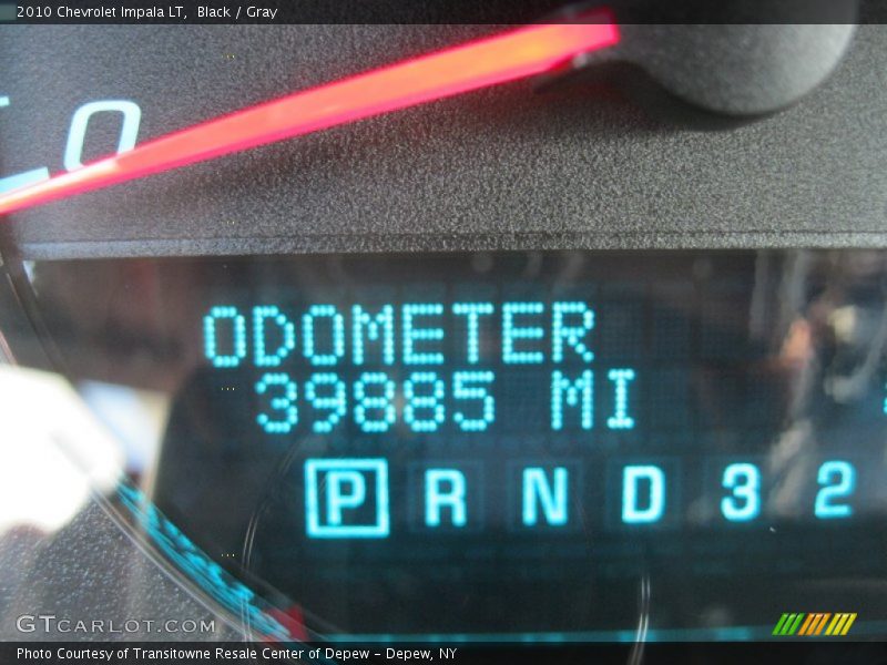 Black / Gray 2010 Chevrolet Impala LT