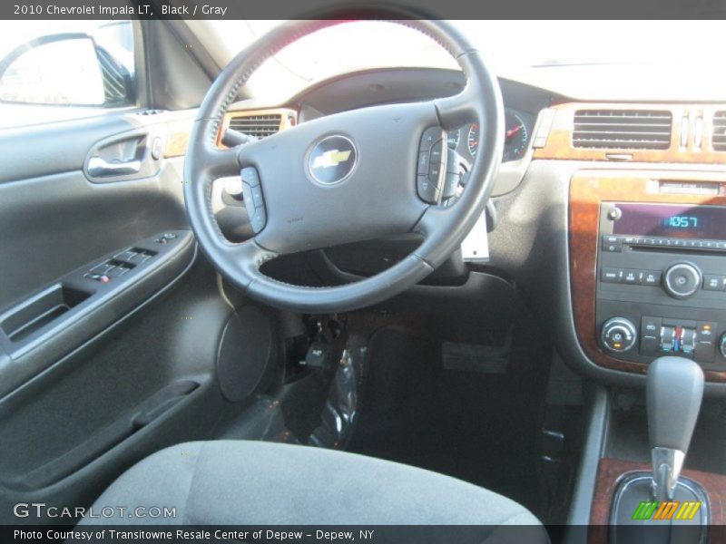 Black / Gray 2010 Chevrolet Impala LT