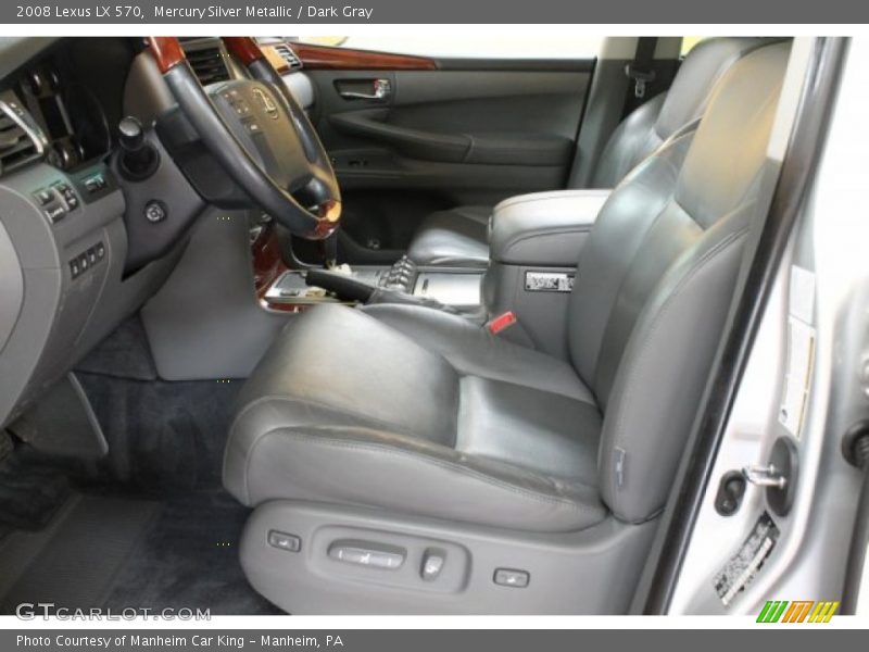 Mercury Silver Metallic / Dark Gray 2008 Lexus LX 570