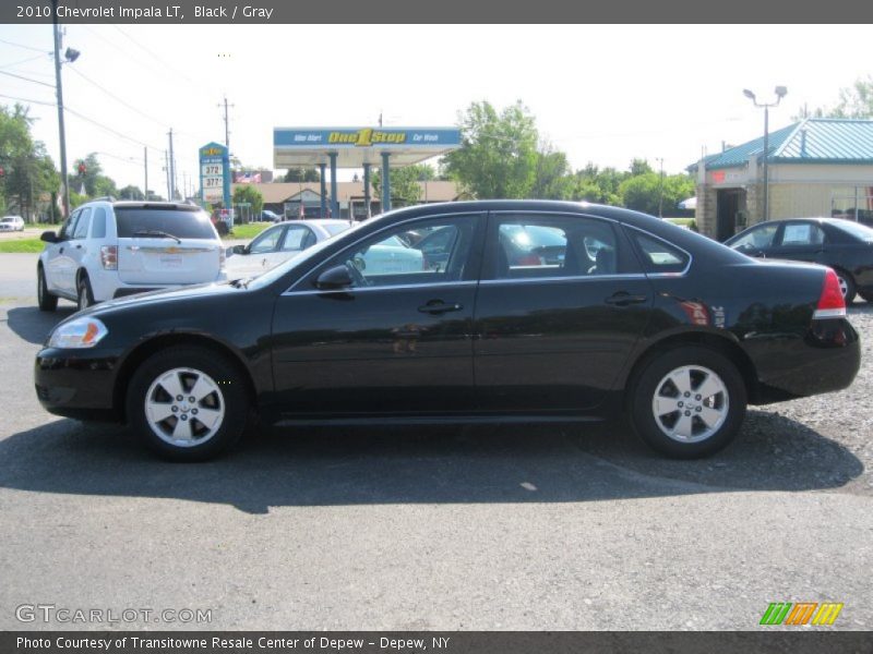 Black / Gray 2010 Chevrolet Impala LT