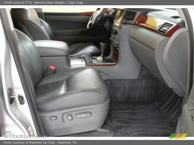 Mercury Silver Metallic / Dark Gray 2008 Lexus LX 570