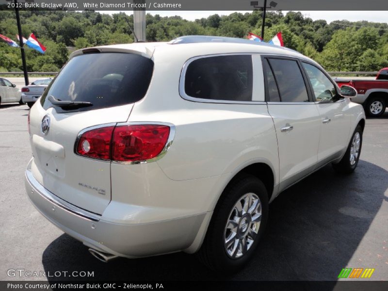 White Diamond Tricoat / Cashmere 2012 Buick Enclave AWD