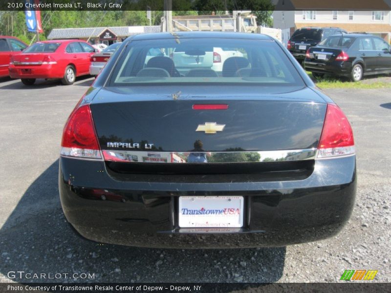 Black / Gray 2010 Chevrolet Impala LT