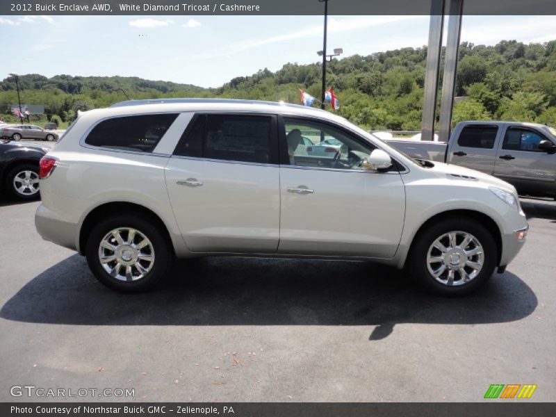 White Diamond Tricoat / Cashmere 2012 Buick Enclave AWD