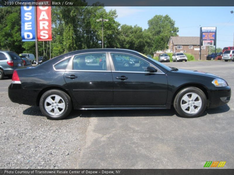 Black / Gray 2010 Chevrolet Impala LT
