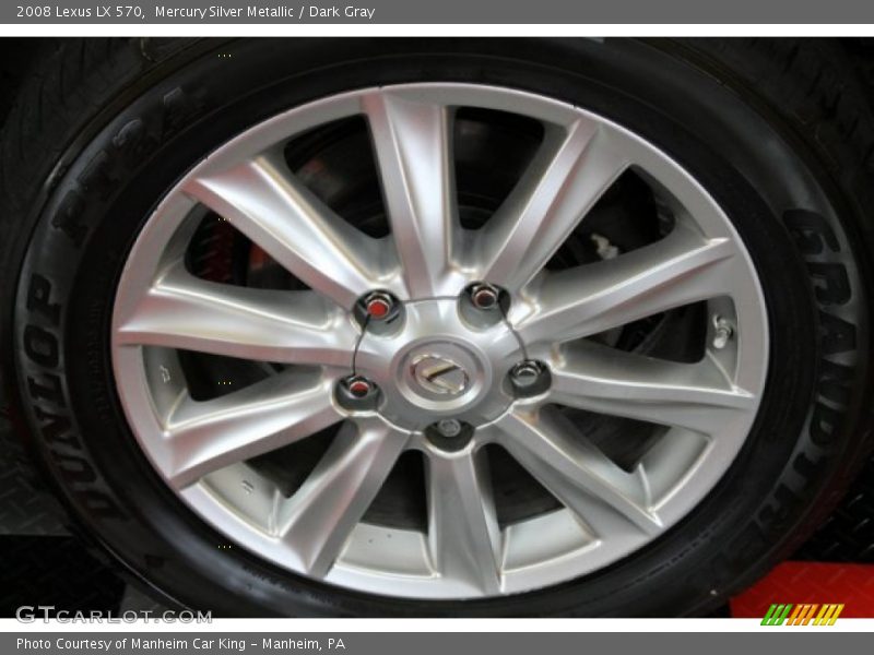 Mercury Silver Metallic / Dark Gray 2008 Lexus LX 570