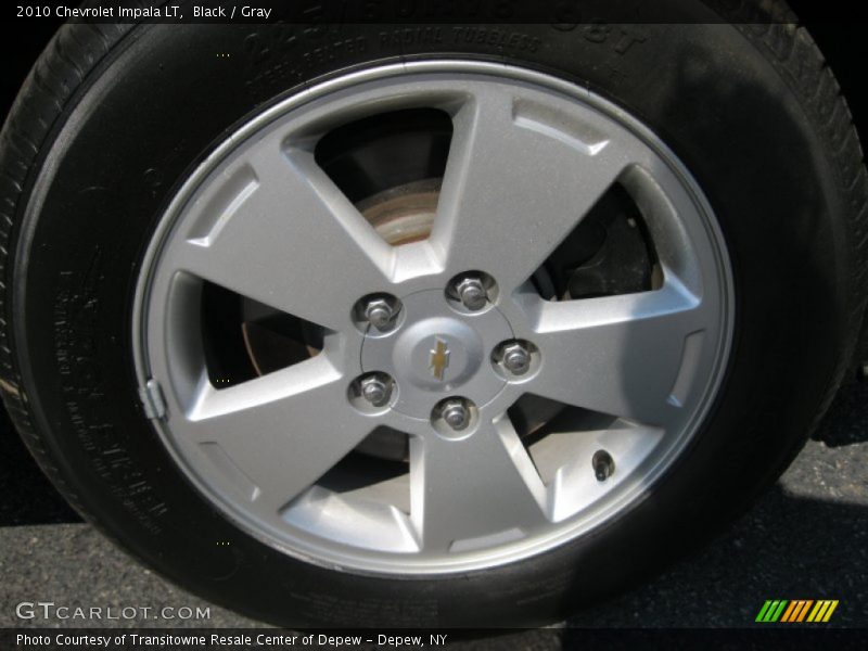 Black / Gray 2010 Chevrolet Impala LT