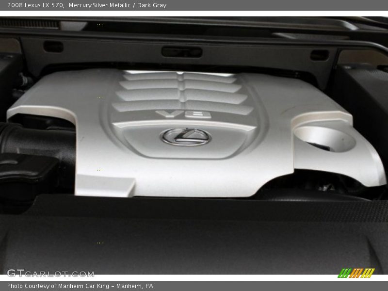 Mercury Silver Metallic / Dark Gray 2008 Lexus LX 570