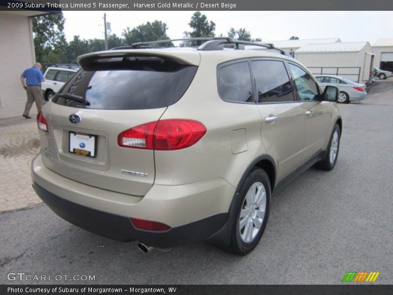 Harvest Gold Metallic / Desert Beige 2009 Subaru Tribeca Limited 5 Passenger