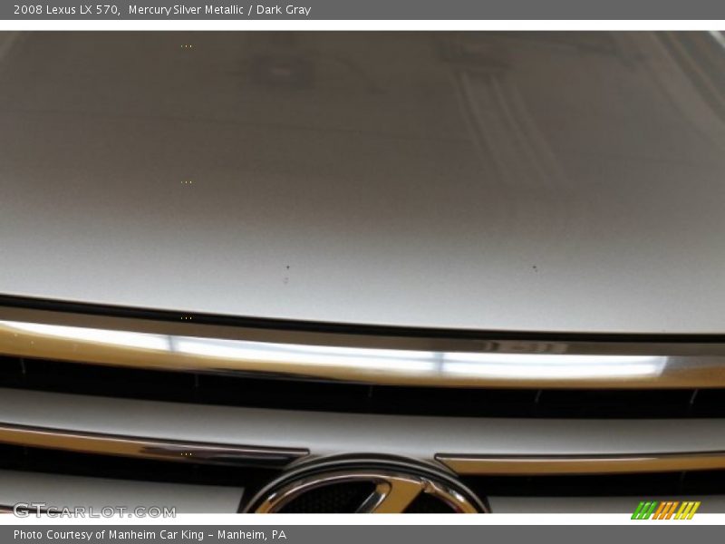 Mercury Silver Metallic / Dark Gray 2008 Lexus LX 570