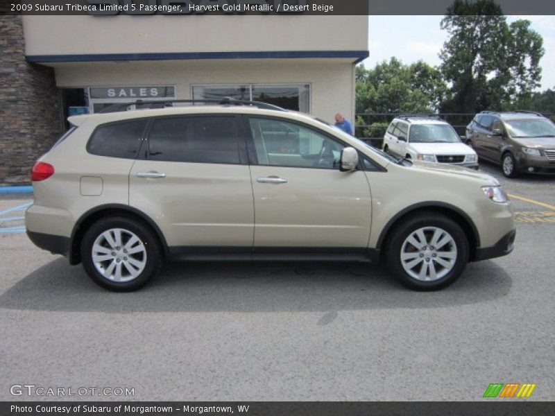 Harvest Gold Metallic / Desert Beige 2009 Subaru Tribeca Limited 5 Passenger