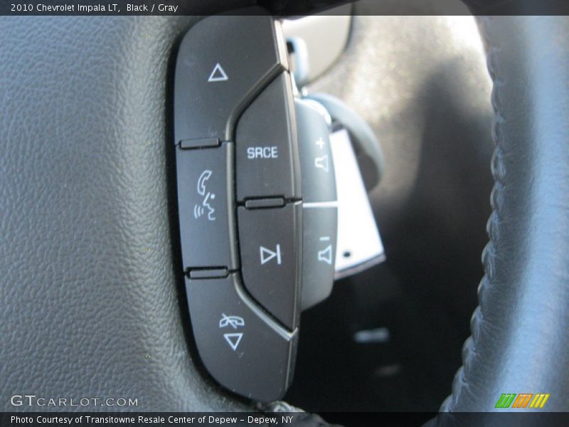 Black / Gray 2010 Chevrolet Impala LT
