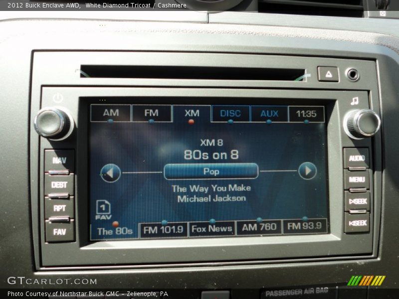 Audio System of 2012 Enclave AWD