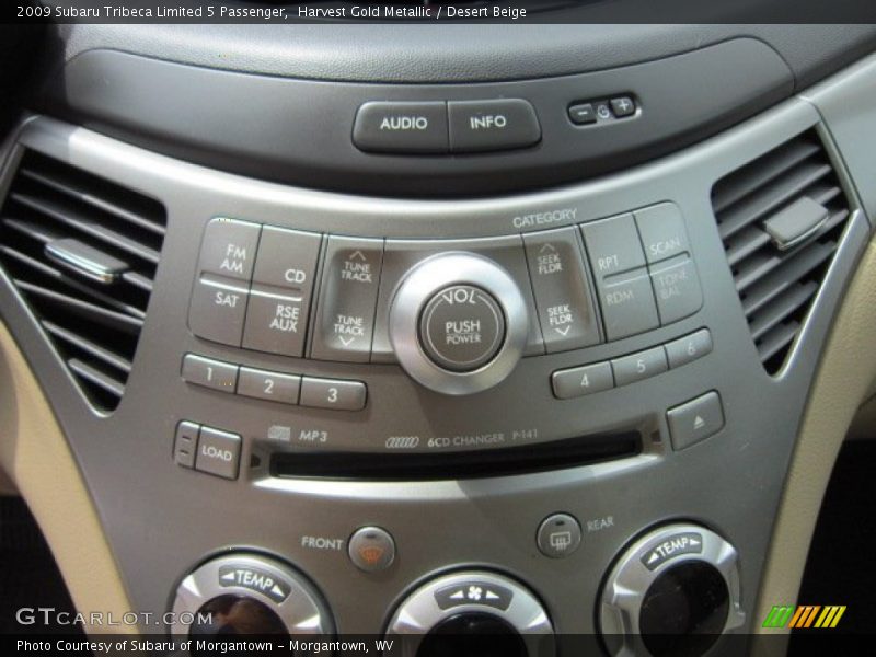 Controls of 2009 Tribeca Limited 5 Passenger