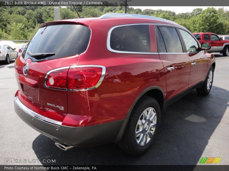 Crystal Red Tintcoat / Cashmere 2012 Buick Enclave AWD