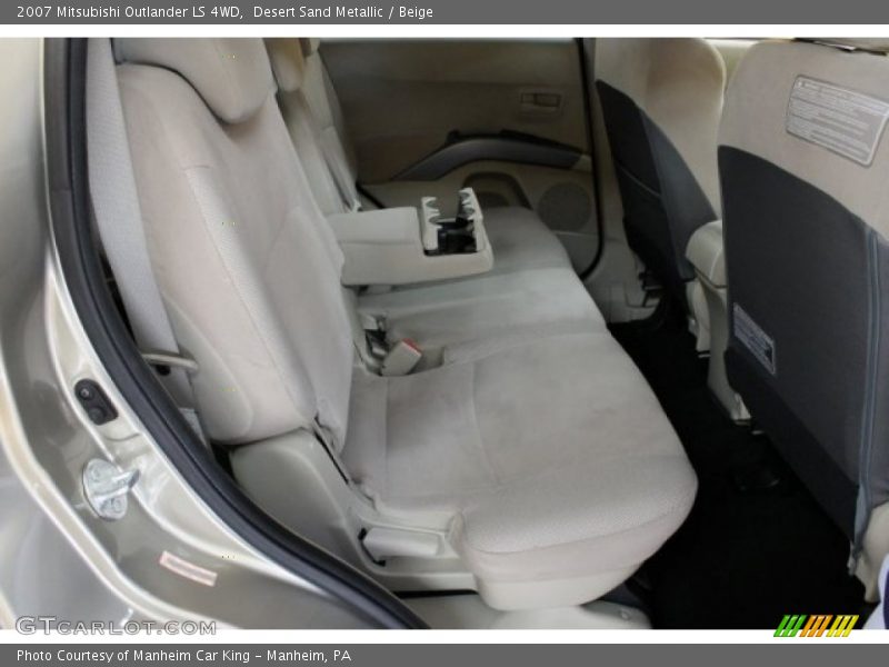 Desert Sand Metallic / Beige 2007 Mitsubishi Outlander LS 4WD
