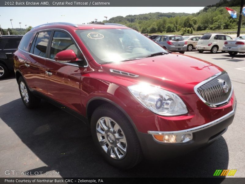 Crystal Red Tintcoat / Cashmere 2012 Buick Enclave AWD