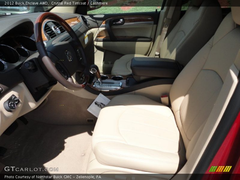 Crystal Red Tintcoat / Cashmere 2012 Buick Enclave AWD