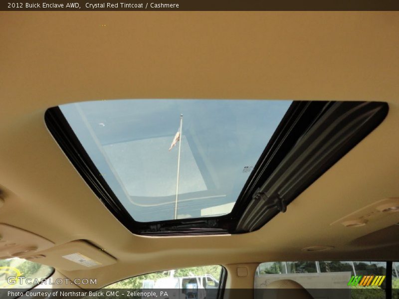 Crystal Red Tintcoat / Cashmere 2012 Buick Enclave AWD