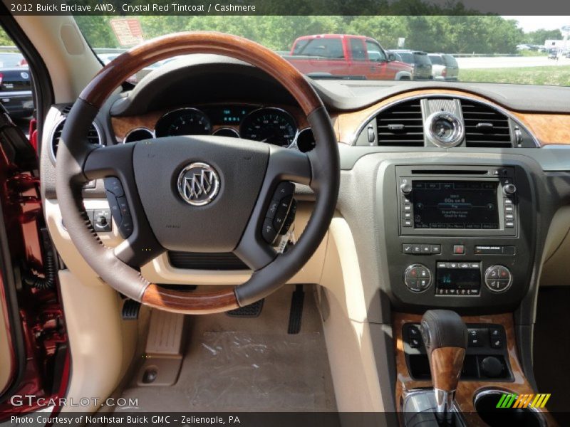 Dashboard of 2012 Enclave AWD
