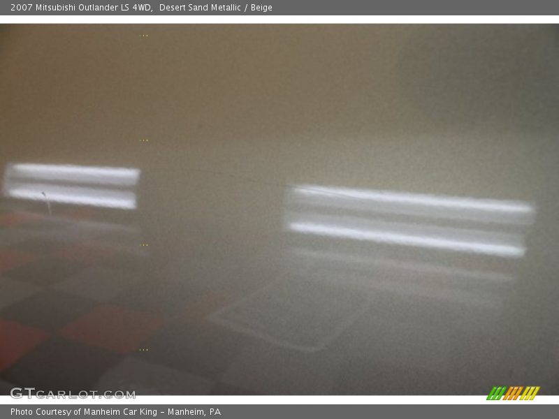 Desert Sand Metallic / Beige 2007 Mitsubishi Outlander LS 4WD